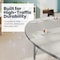 Flash Furniture Commercial Adjustable Height Kidney Activity Table with Locking Casters-LTGY XU-A4896-KIDNY-LTGRY-T-P-CAS-GG - alternate 9