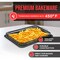 Bakken-Swiss 2-Piece Crisper Tray, Gray Marble, Non-Stick, XL 19inx13in, for Crispy Food and Bacon BAKCRIPL16 - alternate 4
