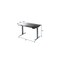 Homeroots 48" Adjustable Black and Gray Standing Desk 397736 - alternate 4