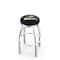 Holland Bar Stool Co 25" Chrome Wright State Swivel Bar Stool, Accent Ring L8C2C25WrtStU - alternate 1