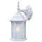 Homeroots White Frosted Glass Swing Arm Wall Light 399222 - alternate 1