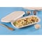 Chuk Bowl 25 oz oval with Snap Lock, Natural Molded Fiber, 500 Count Case, 500PK BW-25-OV - alternate 1