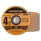 Powertec 4in Cut Off Wheels 25PK, 1/16in Thick with 5/8in Arbor, for Angle Grinder -  60 Grit, 25PK 14018 - alternate 1
