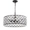 Jonathan Y Gabrielle 23" Crystal/Metal LED Pendant, Oil-Rubbed Bronze JYL9027A - alternate 1