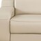 Homeroots 76in Cream and Silver Italian Leather Power Reclining Loveseat 720477 - alternate 5