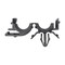 Auveco Wire Loom Routing Clip 13/32in Inside Diameter 19/32in O.D., 25PK 14545 - alternate 2