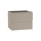 Homeroots 24" Light Brown Wood Freestanding Bathroom Vanity With White Sink And Two Drawers 627451 - alternate 1