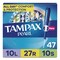 Tampax Pearl Tampons, Light/Regular/Super Absorbency, 47PK 71447 - alternate 1