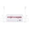 Simple Spaces Door Garment Hook, 6 lb, 3-Hook, Steel, Powder Coated, Hanging Mounting SS-HG3-50-PE-3L - alternate 2