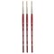 Princeton Velvetouch Round Brush, Synthetic Bristles, Short Handle Mixed Media Paintbrush, Size 4, 3PK P3950R4 - alternate 1