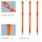 Mr. Chain Safety Orange Heavy Duty Ground Poles and Chain Kit 70512-6 - alternate 1