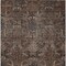 Homeroots 9' X 12' Brown Tan And Charcoal Damask Washable Indoor Outdoor Area Rug 603315 - alternate 5
