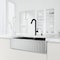 Vigo Handmade 36-in Stainless Steel Single-Bowl Slotted Apron Front Farmhouse Kitchen Sink Workstation VGS3620SA - alternate 4