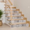 Homeroots 12" X 12" Light Brown and White Mosaic Peel and Stick Removable Tiles 556431 - alternate 5