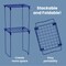 Lockermate By Bostitch Stac-A-Shelf Locker Organizer Shelf, Stackable, Extra Tall, Fits Standard Size School Lockers, Blue 5090-NVY - alternate 7