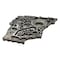 John Deere HSG DUCT PLATE, JOHN DEERE OEM T186041 T186041 - alternate 5