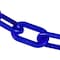 Mr. Chain 4" x 100' Traffic Blue Plastic Safety Chain 40026-100 - alternate 1