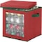 Whitmor Clear/Red Ornament Storage Bag 12 in. H X 12 in. W X 12 in. D 6129-5340 - alternate 1