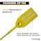 Kable Kontrol Identification & Tamper Proof Cable Zip Ties, 9 in L, Yellow, HDPE (High-density polyethylene) CTPT-9-50-YW - alternate 6