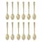 Hic Kitchen Fino Spoon Demi Gold Plate 12Pc GDS/12 - alternate 1