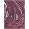 Homeroots 5' X 8' Burgundy Brick Red And Ivory Abstract Washable Indoor Outdoor Area Rug 601261 - alternate 5
