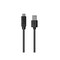 Monoprice Essentials USB Type-C to USB Type-A 2.0 Cable - 480Mbps_ 3A_ 26AWG_ Bl 24286 - alternate 4