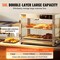 Vevor 2-Tier Commercial Food Warmer Display Countertop Pizza Cabinet with Light NB-02 - alternate 5