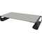 Kantek Monitor Riser MDF and Steel, Gray and Black 22" Wide MS725 - alternate 1