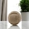 Homeroots 6" Natural Jute Decorative Orb Tabletop Sculpture 568892 - alternate 3