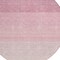 Homeroots 8' Pink And Ivory Round Ombre Washable Indoor Outdoor Area Rug 595819 - alternate 8
