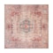 World Rug Gallery Vintage Bohemian Machine Washable Non Slip Area Rug 6 ft 7 in x 6 ft 7 in Square Multi 6024MULTI6SQ - alternate 5