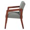 Office Star Products Cherry Finish Visitor's Chair with Freeflex Ember Memory Foam Seat WD587-9211 - alternate 7