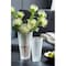 Homeroots 11" Clear Round Glass Table Vase 565471 - alternate 1