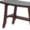 Homeroots 24" Dark Brown Solid Teak Wood Shower Bench 376685 - alternate 5