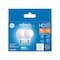 Current LED Bulb Refresh G16.5 E12 Candelabra Daylight 40 W Frosted Pair 45715 - alternate 11
