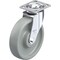 Blickle Swivl Plate Castr, Gray Nylon, 8", 1250 lb. LEH-SPOG 201K-14 - alternate 1