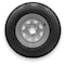Rubbermaster - Steel Master G78-14 (ST215/75D14) 6 Ply 5 On 4.5 Bolt, Silver Wheel Assemblies 599235SIL - alternate 1