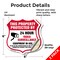 Signmission Video Surveillance Shield Sign This Prop, 6 inch X 6 inch, Vinyl Decal, 2PK SHI-D-2PACK-6-470 - alternate 3