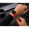 Elegani Replacement Rubber Watch Replacement Band Compatible with Apple Watch 38mm, Red, Silver Buckle OMGSWT-RED-38 - alternate 2