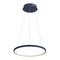 Jonathan Y Brice 15.75" Modern Contemporary Metal Round Dimmable Integrated LED Pendant, Navy JYL7202F - alternate 1
