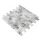 Msi Carrara Classique 12 In. X 12.81 In. Honed Marble Mesh-Mounted Mosaic Tile, 10PK ZOR-MD-0481 - alternate 6