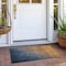 Homeroots 2' X 3' Denim and Gold Ombre Washable Non Skid Indoor Outdoor Area Rug 563709 - alternate 7