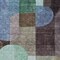 Homeroots 5' X 8' Brown Blue And Green Abstract Washable Indoor Outdoor Area Rug 604471 - alternate 7
