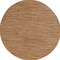 Homeroots 8' Rust Round Abstract Indoor Outdoor Area Rug 572569 - alternate 1