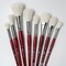 Silver Brush Silver Mops Round and Oval, White Brushes, 8-Piece Set MP-5663 - alternate 4