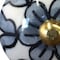 Homeroots 1.5" X 1.5" X 1.5" White Blue Black Handpainted Ceramic Knobs, 8PK 332352 - alternate 5