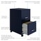 Space Solutions 14.25 in W 2 Drawer Mobile Vertical File Cabinet, Navy 24407 - alternate 13