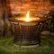 Deko Living Round Outdoor Propane Gas Fire Pit Table 8,000 BTU, Lava Rock Filler COB10009 - alternate 6
