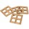 Homeroots set of four 3.00in Square Wood Coaster 478235 - alternate 2