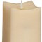 Homeroots Set of Two Beige Flameless Pillar Candle, 2PK 517660 - alternate 5